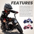 thumbnail image 5 of Arshin Gas Dirt Bike,20 MPH Mini Pit Bike with Off-Road Tires & Disc Brakes,Soft Spring Seat,160 Lbs Max Load(Black), 5 of 8
