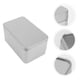 thumbnail image 5 of Mini contenedor portátil de hojalata rectangular para guardar hojas de té y dulces, ideal para el hogar - 13 x 8 x 6 cm (plateado), 5 of 5