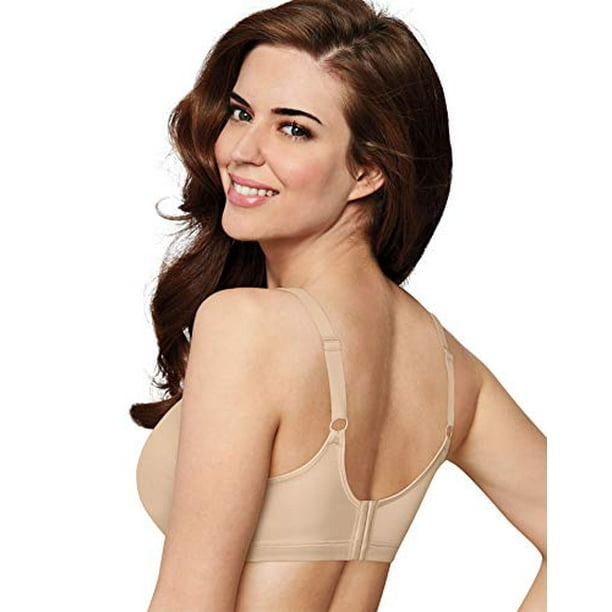 Bali Womens Double Support Soft Touch Back Smoothing Wirefree Bra, 36C