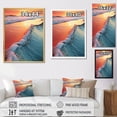thumbnail image 4 of Designart "Chromatic Waterscapes Along the Coast II" Nautical & Beach Floater Framed Wall Decor, 4 of 7