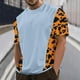 thumbnail image 2 of Camisetas de Manga Larga para Hombres, Camiseta Deportiva de Impresión Casual de Nueva Moda, Blusa de Cuello Redondo de Manga Corta, 2 of 9
