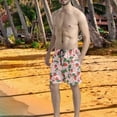 thumbnail image 5 of Binienty Men's Board Shorts Swim Trunks With Strawberry Floral - Quick Dry for Beach Swimming and Summer Vacation, 5 of 10