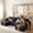 Black, variant on Homall Modular Corduroy Sofa, Sectional Couch with Convertible Modules, Modern Minimalist Sofa Set for Living Room, Freely Combinable Sofa Furniture, Grey