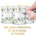 thumbnail image 3 of Magnificent 101 Pure Sage and Lavender Set of 3 3.5oz Natural Soy Aromatherapy Cleansing and Serenity Intention Candles, 3 of 3