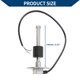 thumbnail image 3 of Kit de unidad de envío de combustible y medidor Unique Bargains Unidad de envío de combustible marino Metal 5.51" 1 juego tono plateado negro blanco 0-190 Ohm, 3 of 6