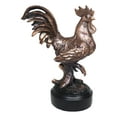 thumbnail image 2 of Ebros Decorative Sunshine Country Farm Rooster Bronze Electroplated Statue, 2 of 6