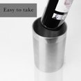 thumbnail image 4 of DODAMOUR Wine Chillers for Bottles, Stainless Steel Double Wall Wine Chiller Cooler Bucket, Insulated Champagne Chiller Ice Bucket Fits 750 ml Wine Bottle for Bar (Silver), 4 of 7