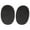 Black, variant on 2pcs DIY Multicolor Suede Fabric Patch Iron On Patches Repair Elbow Knee Small Patches For Clothes Stickers Sewing Accessories