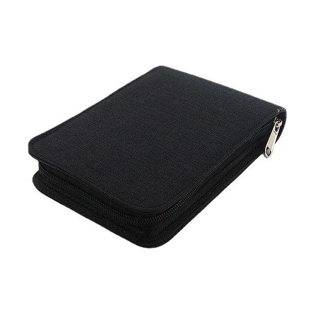 Bolsa de almacenamiento para bolígrafos, 10/24/48 cuadrículas, sencilla, impermeable, a prueba de polvo, caja para bolígrafos, lona de almacenamiento múltiple, multifuncional