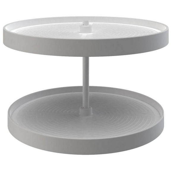 Rev-A-Shelf Ld-2062-24Bm-1 Lazy Daisy Polymer Double 2 Shelf 24" Full Circle Bottom Mount
