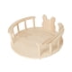 thumbnail image 4 of Cama de madera para conejos, nido de madera para hurones, cobayas y chinchillas. redondo, 4 of 9