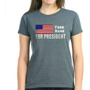 Cafepress Personalized Customize President Women's Dark T-Shirt
