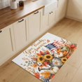 thumbnail image 3 of Entryway Rug 2'x3', Thanksgiving Fall Kitchen Runner Rugs Non-Slip Carpet Mats, Pumpkin USA Flag Sunflowers Maple Leaf Bedside Rugs Runners Washable Floor Carpet for Bathroom Laundry Room, 3 of 8