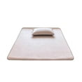 thumbnail image 2 of Esterilla refrescante de seda helada – Sábana lavable de verano, funda de colchón suave y transpirable para camas dobles o individuales, plegable y lavable a máquina., 2 of 6