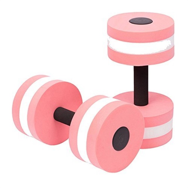 Water Weights Fitness Gear Aquatic Barbells for Minimum Stress Training Water Aerobic Exercise Foam Dumbbell Pool Resistance Iugvhana Water Dumbbells Set of Two