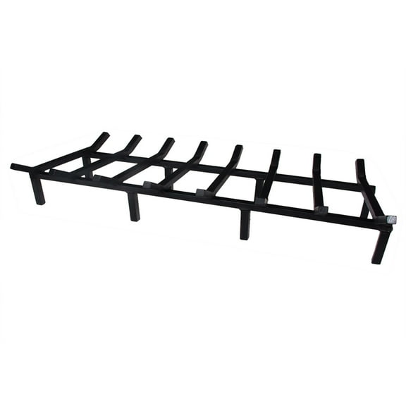 SteelFreak 36 x 14 Inch Super Heavy Duty Steel Tapered Fireplace Grate