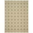 thumbnail image 5 of SAFAVIEH Courtyard Carol Geometric Indoor/Outdoor Area Rug, 5'3" x 5'3" Round, Green/Beige, 5 of 11