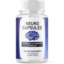 Neuro Capsules Advanced Formula Brain Support Pills Maximum Strength Supplement NeuroCapsules 60 Capsules