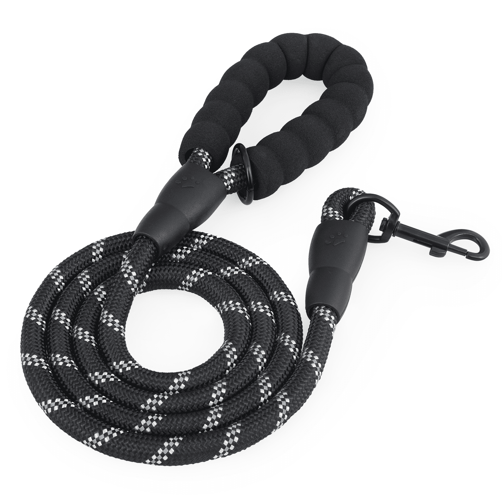 Kingswick Large Dog Large & Medium Dog 5ft 1/2in Power Dog Leash with Comfort Padded Handle - Highly Reflective Heavy Duty Dog Leash with Non-Slip Handle for Rope Leashes