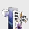 thumbnail image 2 of Samsung Galaxy S24 Ultra Clear Design Case - Purple Wildflower, 2 of 5