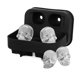 thumbnail image 1 of Moldes para Hielo Calavera,Bandeja para hielo flexible del fabricante de cubos del molde del hielo de la gelatina de silicona del cráneo 3D para Halloween y la fiesta de Navidad. Mejor para Whisk, 1 of 5