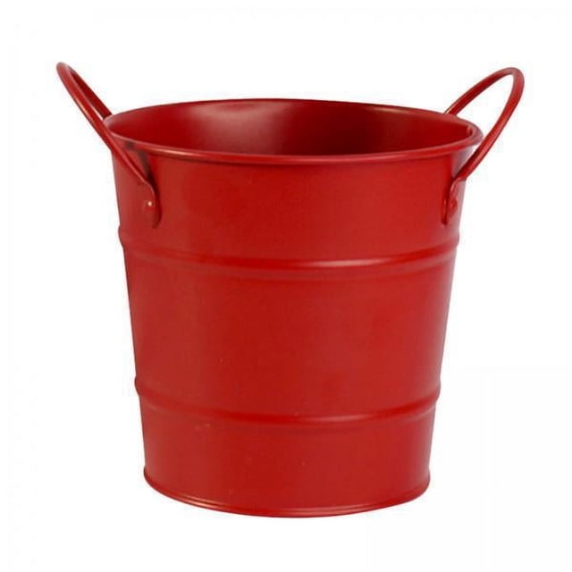 4 Cubos Multifuncionales Para Glaseado De Patatas Fritas Con Asas Para El Hogar, Barbacoa, Cocina, Color Rojo