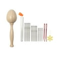 thumbnail image 2 of Darning Egg Darning Needle Large Eye Blunt Needles Repair DIY Wooden Darning, 2 of 8