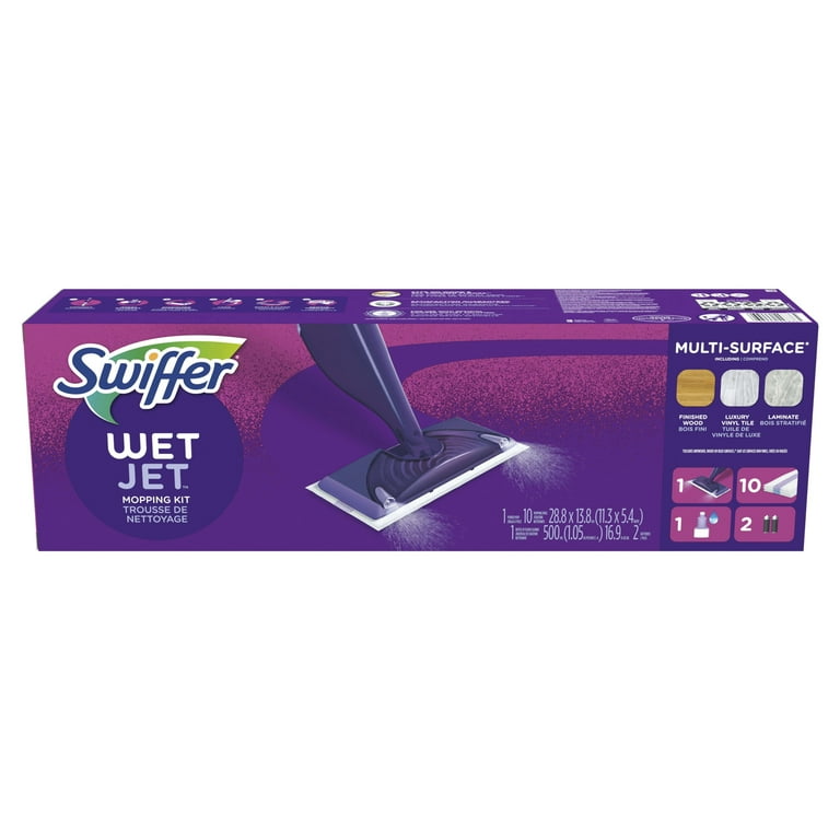 Swiffer WetJet Hardwood and Floor Spray Mop Multi Surface All in