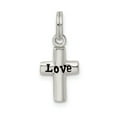 thumbnail image 4 of Sterling Silver LOVE Cross Pendant QC7402, 4 of 4