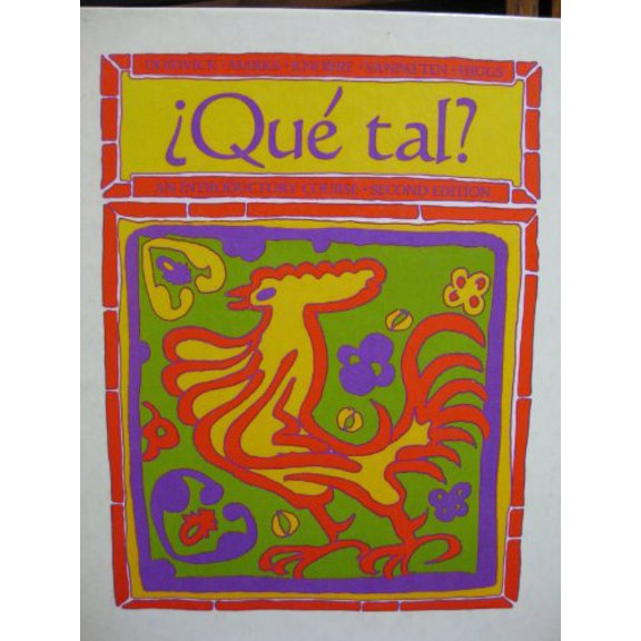Pre-Owned Que tal?: An introductory course, 9780394353142, 0394353145, Paperback, 2nd edition