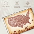 thumbnail image 6 of Elephant Stock Rustic Usa Map Wall Art - Horizontal Canvas Wall Art - Living Room Wall Decor - Map Canvas - Red And Brown Decor - 39" x 26", 6 of 8