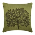 thumbnail image 6 of The HomeCentric Pillow Cover, Green Throw Pillow Covers, Green Beaded Tree Botanical Pillows Cover, Pack of 2, 14x14 inch (35x35 cm) Pillow Covers, Square Silk Pillow Covers, Floral, - Green Tree, 6 of 11