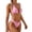 Pink, variant on Bikini Sets for Women Bikini String Boho Swimwear Set Tummy Control Swimsuits Slimming Bikini for Women Bathing Suit Set Vacation Swimwear Cute Swimsuits Y2k Bikini