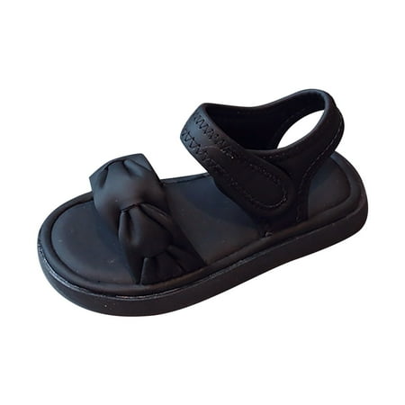 

Toddler Girl s Black Soft Sandals 5 Years-5.5 Years