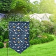 thumbnail image 2 of Wukai Modern Modern Excavator Print Garden Flag 12.5x18 Inch Double Sided Sun-resistant Rain-resistant, Wrinkle-resistant Colorfast(Only Flag), 2 of 7