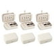 thumbnail image 1 of 6Pcs Joyero de Viaje Portatil, Bling Joyero Pequeño, Alhajero de Organización con 2 Compartimientos Separados, Organizador de Joyeria para Impermeable de Cuero, Interior de Terciopelo (Blanco), 1 of 6
