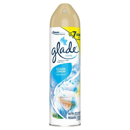 Glade Clean Linen Room Spray Air Freshener, 8 oz
