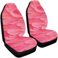 thumbnail image 2 of ABPHQTO Juego de 2 fundas para asientos de coche con hojas de colores, protector universal para asientos delanteros de coche, apto para coche, SUV, sedán, camión, 2 of 3
