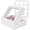 White, variant on 15 Packs Christmas Cupcake Boxes 12 Count, 13x10x3.5 Inch Gold Star Cupcake Containers with Clear Window, Auto-Pop Up Cupcake Carrier with Inserts for Cup Cake, Cupcake Holder for Cookies and Pastry