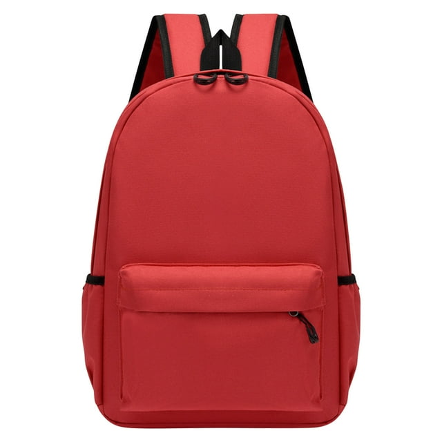 HHBEAUTY Laptop Backpack for Work, Study, College, Travel, Lightweight Waterproof Daily Backpacks for Men Women, Sport Rucksack Computer Bag, Suitable for Children and Adults (Red)
