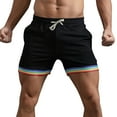 thumbnail image 3 of kamemi Shorts for Men Athletic Mens Casual Lightweight SweatShorts Workout Running Shorts(Black,S), 3 of 7