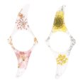 thumbnail image 3 of 2Pcs Flower Page Spreader Reading Thumb Ring Transparent Page Holder (Random Color), 3 of 9