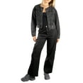 thumbnail image 3 of Jess by Meiko Women's Jean Jacket Collarless Long Sleeve Mini Crop Denim Jacket M Black, 3 of 5