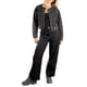 thumbnail image 2 of Jess por Meiko Chaqueta de Jean para Mujer Sin Cuello de Manga Larga Mini Crop Denim S Negro, 2 of 4