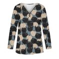 thumbnail image 5 of Tops Para Mujer, Camisas de Manga Larga, Moda de Otoño, Blusa de Cosplay Con Cuello en V, Jersey Informal de Otoño Con Cremallera Odeerbi  ODB148420, 5 of 5