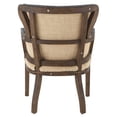 thumbnail image 4 of World Interiors Charles Velvet Deconstructed Armchair in Dark Gray, 4 of 7