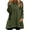 Army Green, variant on Women's Sherpa Fleece Tunic Sweatshirts Oversized Crewneck Long Sleeve Soft Fluffy Pullover Tops Loungewear for Winter Daily Wear White