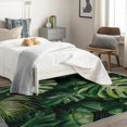 thumbnail image 4 of Monstera Leaf Rug 4x6 Area Rugs for Bedroom Living Room, Green Tropical Botanical Area Rug, Jungle Carpet Machine Washable Non-Slip Rug, Soft Low Pile Area Rug, Indoor Decorative Rugs G&n96, 4 of 7