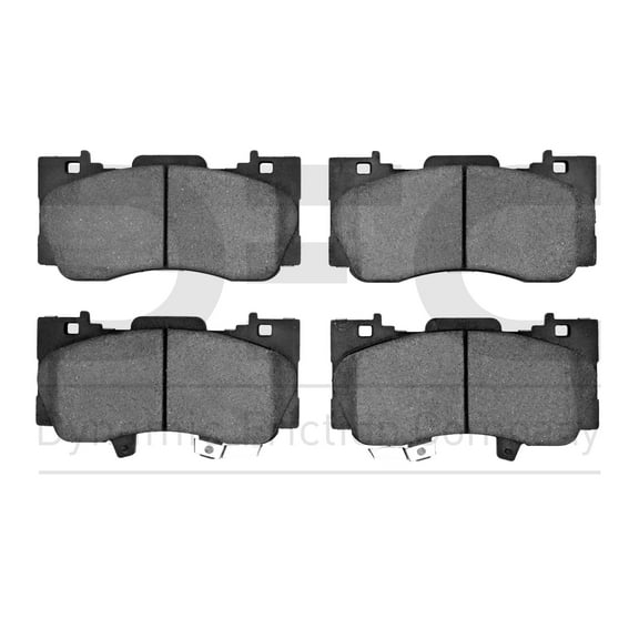 Dynamic Friction Company 5000 Advanced Brake Pads - Ceramic 1551-1784-00-Front Set For 2015-2021 Ford Mustang