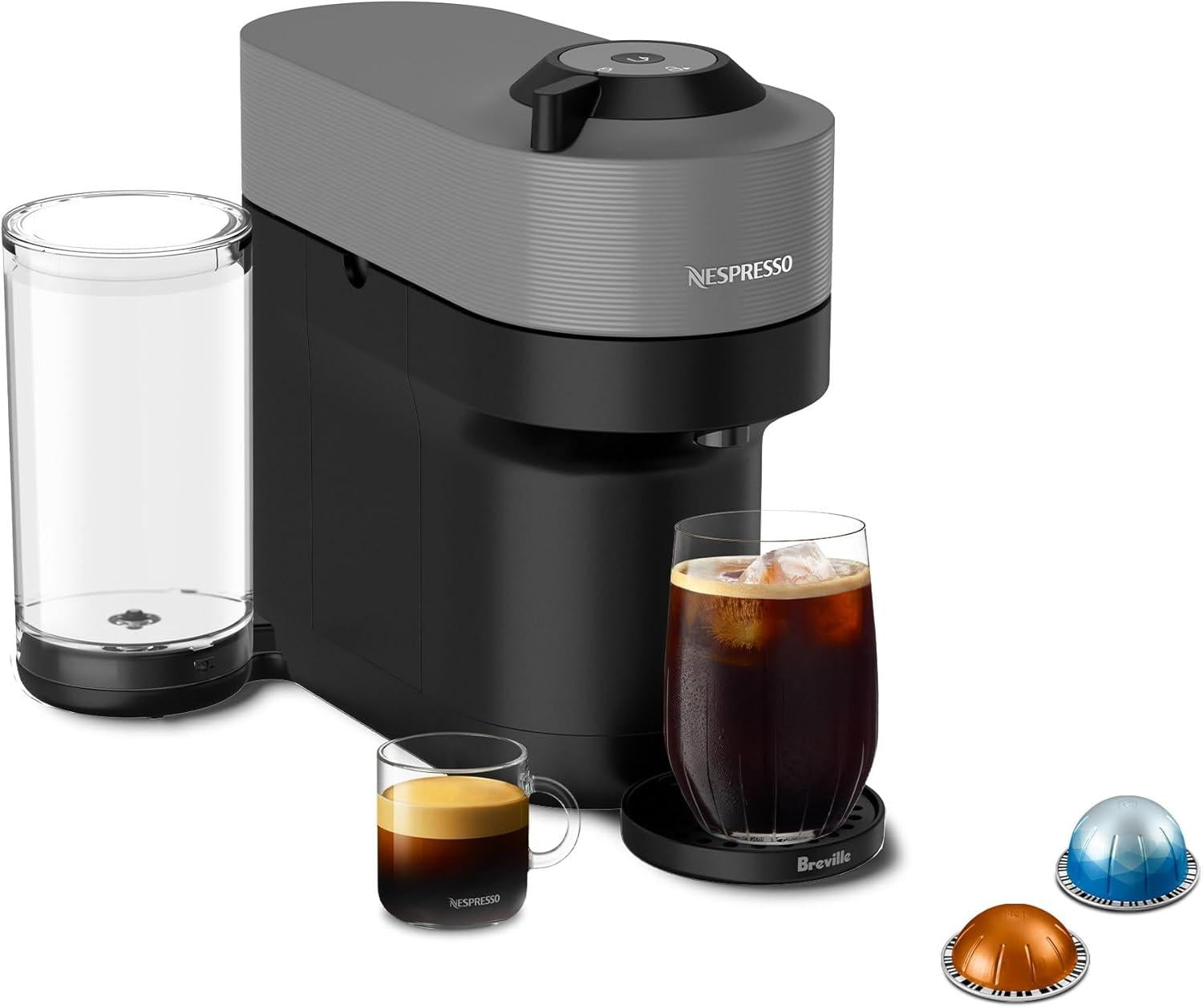 Nespresso Vertuo Next エスプレッソマシーン Nespresso Vertuo Next Espresso Machine by DeLonghi - Grey – Whole